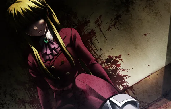 Darkness, blood, the victim, murder, spot, traces of blood, Umineko no Naku Koro ni, When …