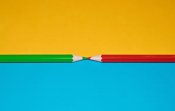Macro, background, pencils