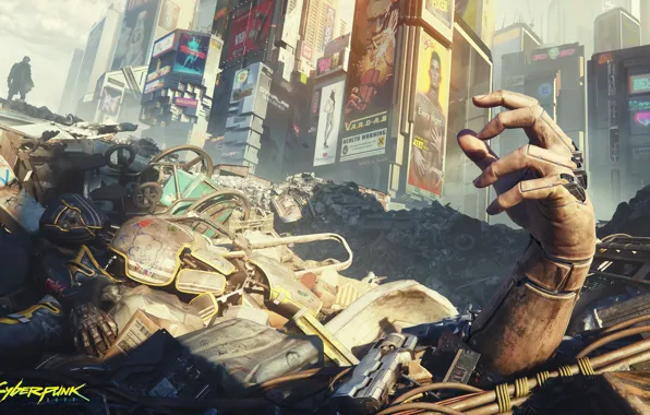 Hand, dump, cyberpunk, cyberpunk, cyberpunk 2077, cyberpunk 2077
