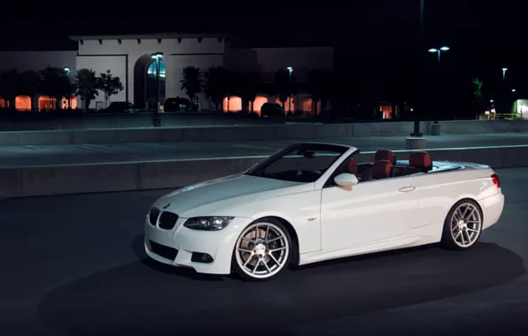 Picture white, BMW, BMW, white, 335i, E93, The 3 series