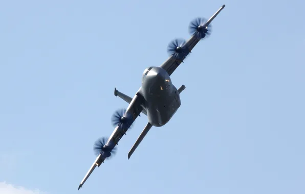 The sky, the plane, military transport, Antonov, The an-70
