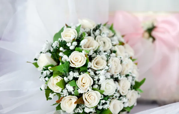 Flowers, roses, bouquet, wedding, flowers, bouquet, roses, wedding