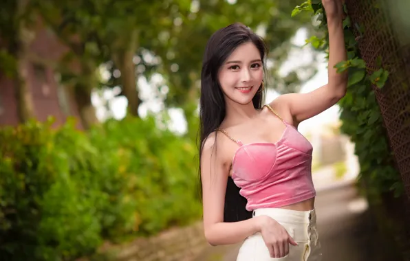 Picture girl, portrait, Asian