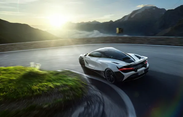 McLaren, supercar, rear view, 2018, Novitec, 720S