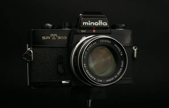 Picture macro, background, camera, Minolta SRT 303