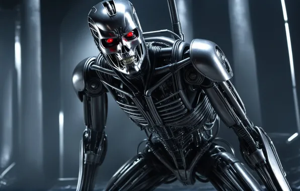 Robot, terminator, cyborg
