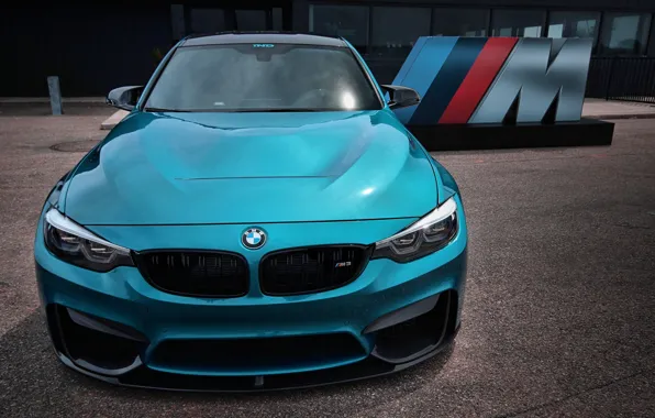 BMW, Blue, F80, Sight, M-Performance