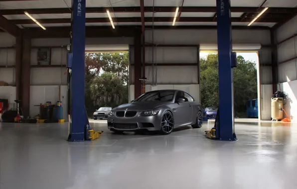 BMW, E92, Matte Black, M3