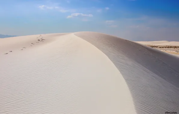 Picture sand, desert, Hill
