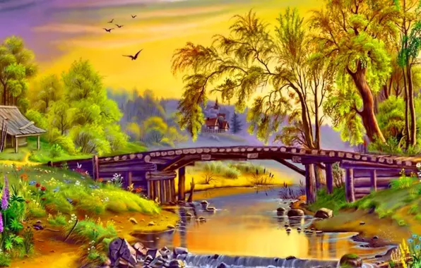 Picture wallpaper, art, painting
