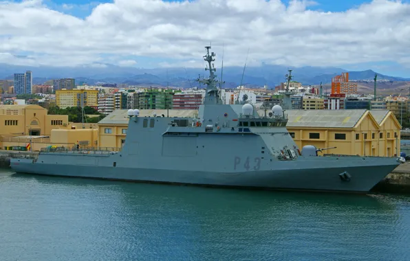 Spanish Navy, patrol ship, Relampago, P43