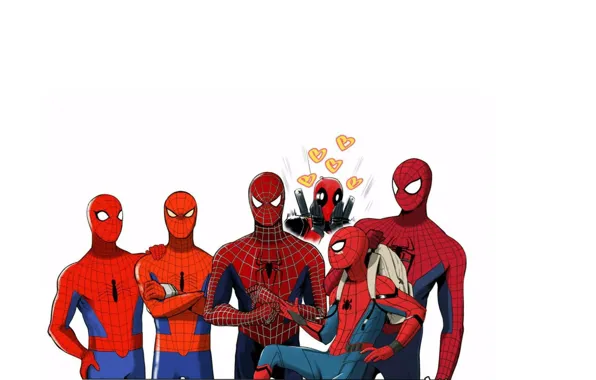 Deadpool, spider man, the amazing spider man, spider man:homecoming