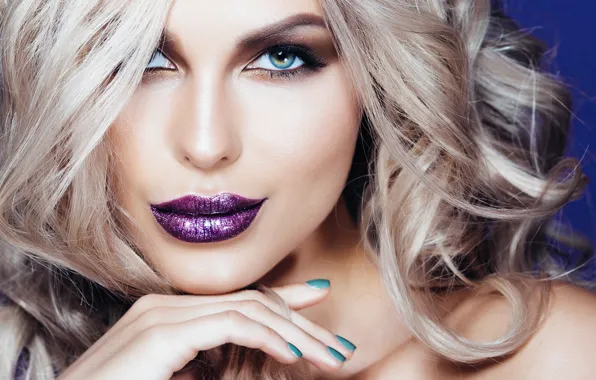 Picture look, face, makeup, lips, singer, Anna, Hannah