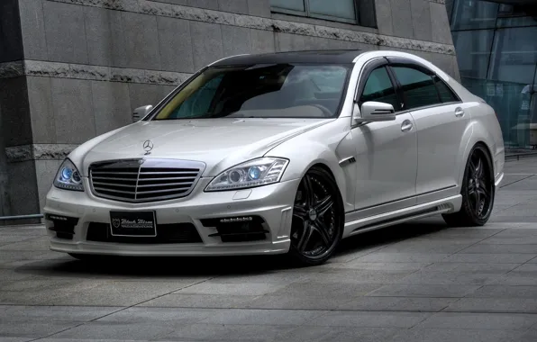 Light, Machine, Machine, Mercedes, dark roof, S class