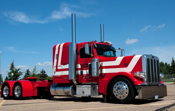 Truck, peterbilt, 389