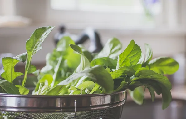 Greens, leaves, green