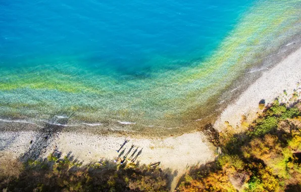 Beach, sea, people