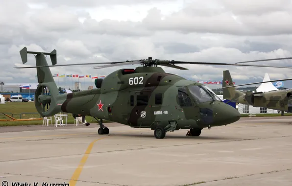 Picture helicopter, whale, military transport, ka 60