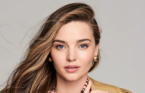 Look, girl, background, model, hair, lips, beauty, Miranda Kerr