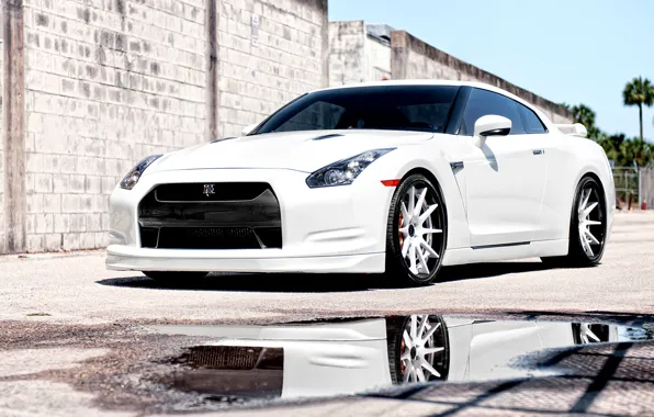 Picture cars, nissan, white, cars, Nissan, gtr, auto wallpapers, car Wallpaper