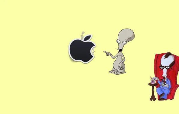 Picture Apple, Mac, Roger, American Dad