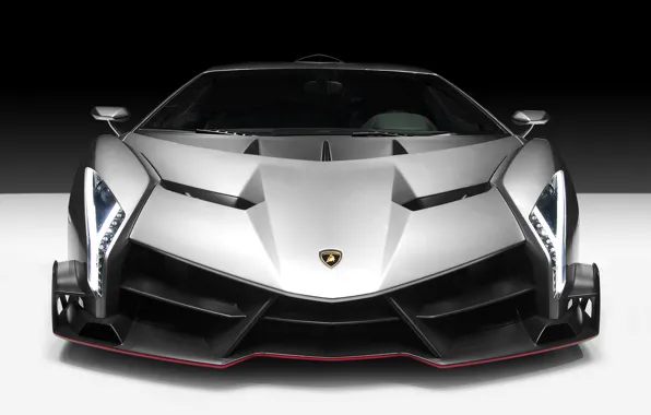 Car, Lamborghini, Lambo, the front, front, exclusive, 2013, Veneno