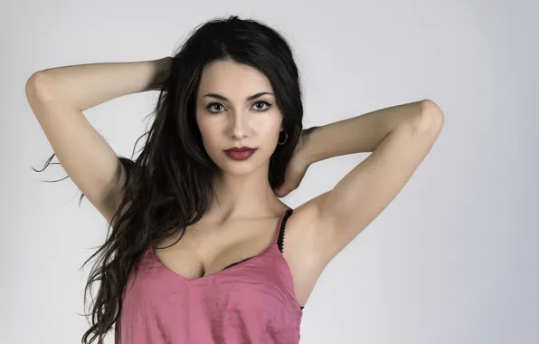 Picture look, model, brunette, Nicole