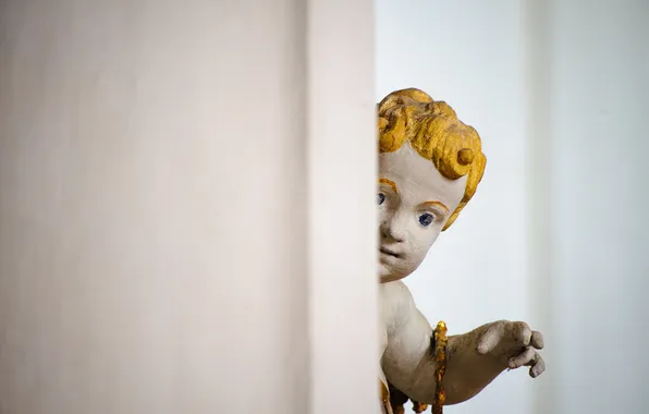 Eyes, angel, interior, hand, church, sneaky