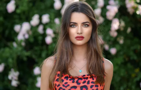 Look, girl, model, hair, pendant, Leyla