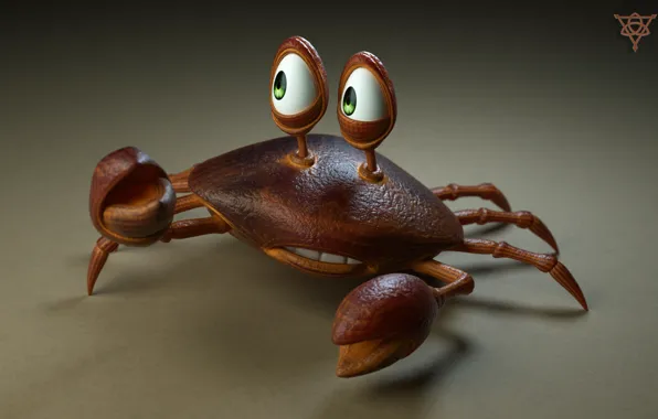 Background, crab, 3D graphics