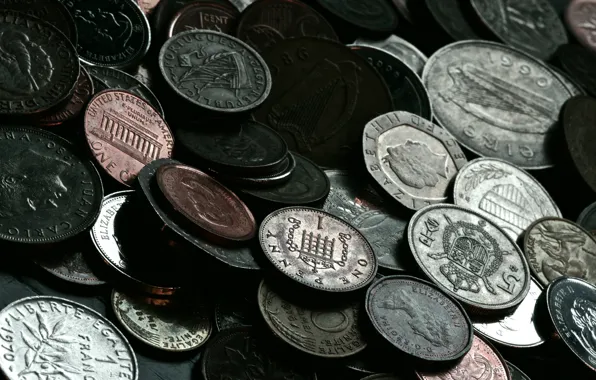 Picture macro, money, coins, currency