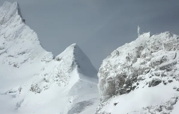 Picture Winter, Frost, Winter, Frost, Snow, Mountains, Snowy mountains