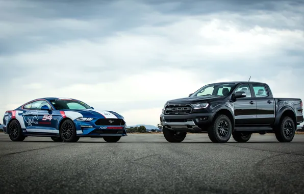 Ford, Raptor, Fastback, 2018, Ranger, Mustang GT