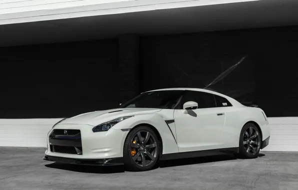 GTR, Nissan, White