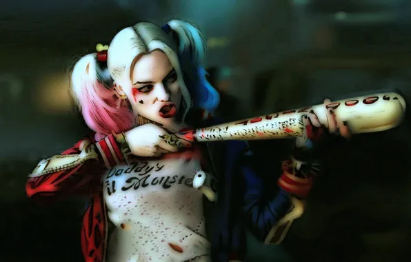 Bit, Harley Quinn, suicide squad