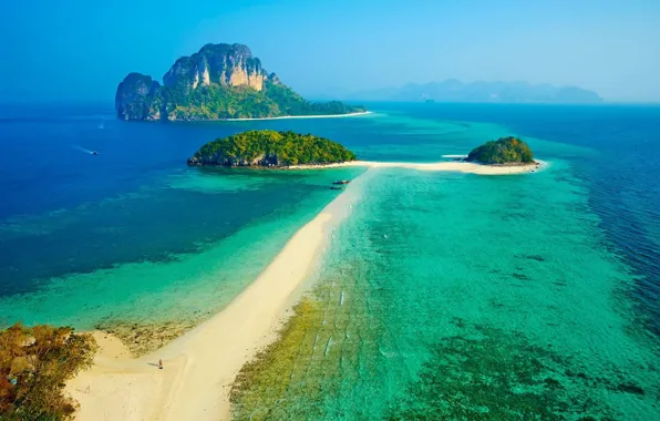 Beach, Islands, the ocean, Thailand, Thailand, Koh-Mor