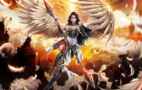 angel warrior wallpaper