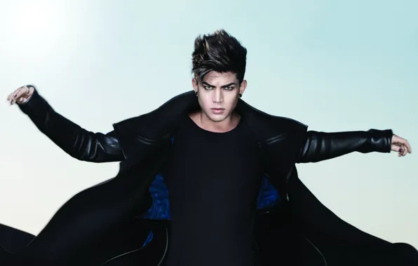 White, style, black, Adam Lambert