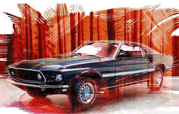 Background, Mustang, Ford, Mustang, Ford
