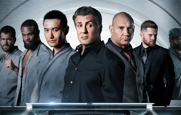 Action, poster, Sylvester Stallone, 50 Cent, Sylvester Stallone, Dave Bautista, Dave Batista, Wes Chatham