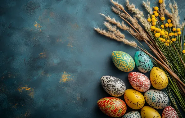 Holiday, eggs, spring, Easter, eggs, AI art, neural network