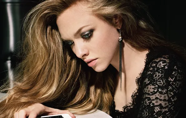 Picture makeup, actress, hairstyle, Amanda Seyfried, Amanda Seifred, Un-Titled Project, Painting Marder