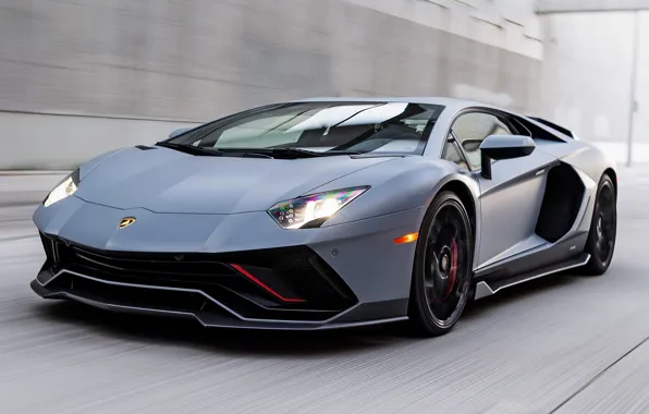 Movement, speed, Lamborghini Aventador, LP 780-4, Ultimae
