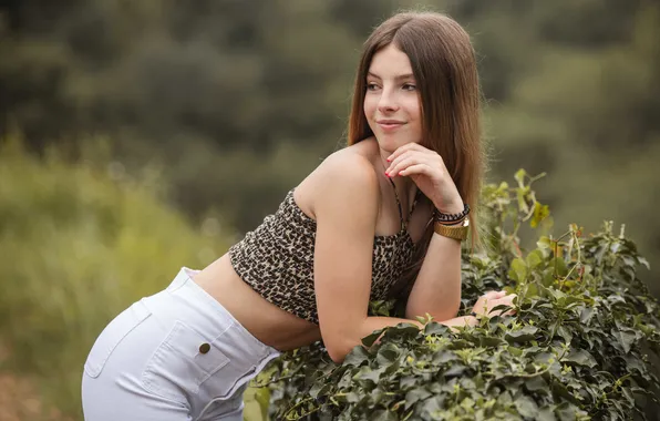 Long hair, model, women, brunette