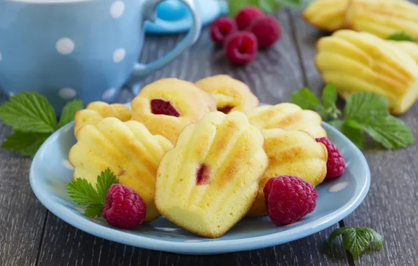 Raspberry, the sweetness, leaves, cakes, raspberry cookies
