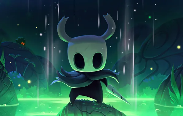 Lake, glow, being, Hollow Knight