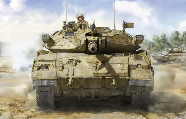 Jason, Israel, main battle tank, MBT, The IDF, MBT, Merkava Mk.2D IDF Main Battle Tank