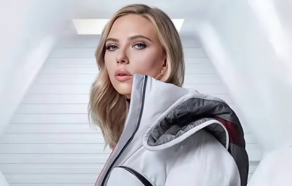 Picture look, girl, face, photo, makeup, actress, Scarlett Johansson, lips