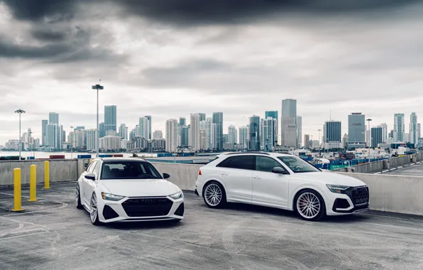 Audi, City, White, RS6, VAG, RSQ8