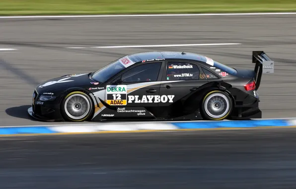 Picture Audi, speed, playboy, DTM